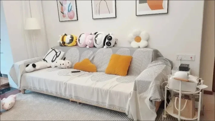 Reversible Chenille Sofa Cover photo review