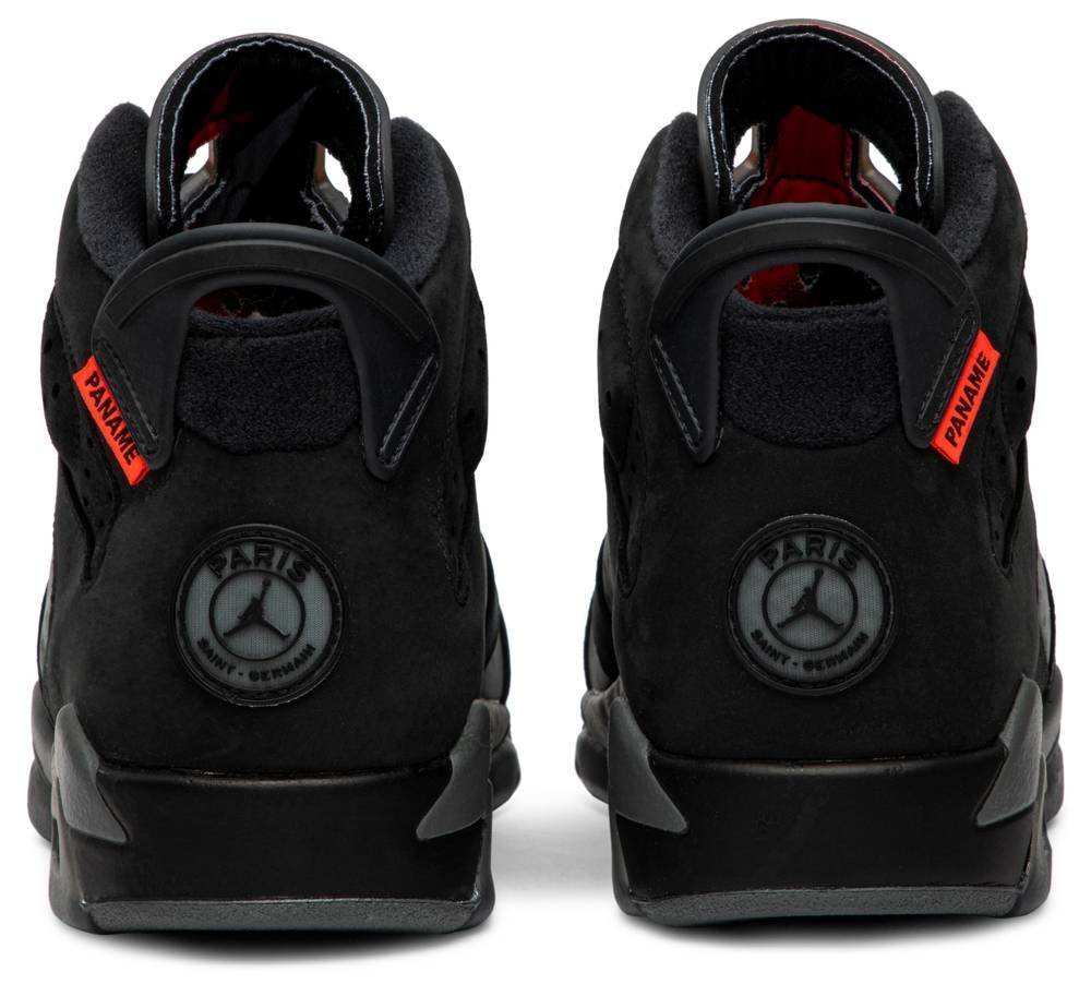 Paris Saint-Germain x Air Jordan 6 Retro BG 'Iron Grey' CN1078-001 - Image 4