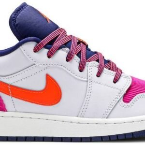 Air Jordan 1 Low GS 'Fire Pink Hyper Crimson' 554723-502