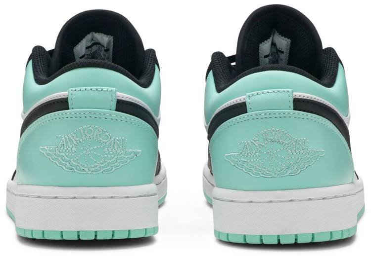 Air Jordan 1 Retro Low 'Emerald' 553558-117 - Image 4