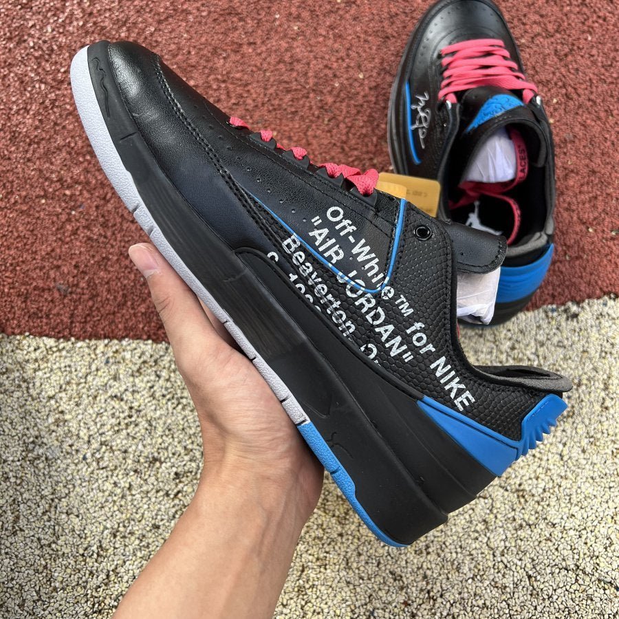 Off-White x Air Jordan 2 Retro Low SP 'Black Royal' DJ4375-004 - Image 4