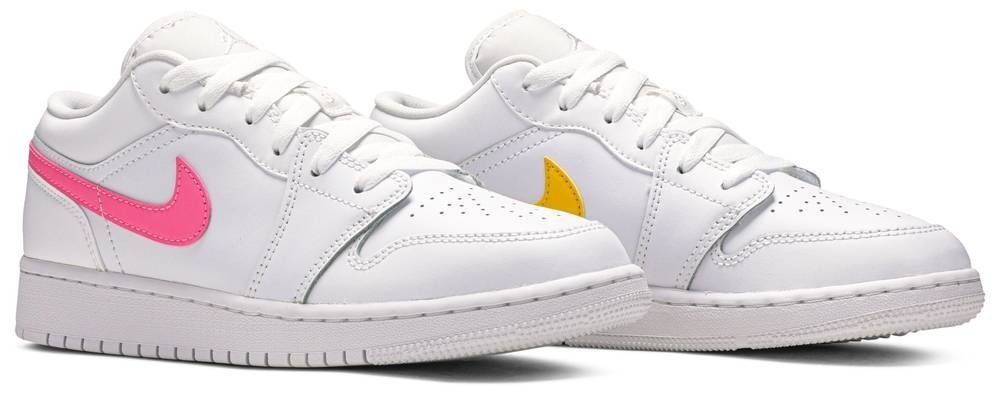 Air Jordan 1 Low GS 'White Neon' CW7035-100 - Image 3