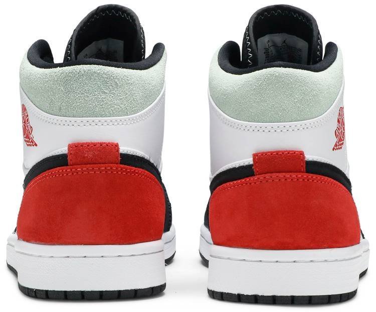 Air Jordan 1 Mid SE 'Red Black Toe' 852542-100 - Image 4
