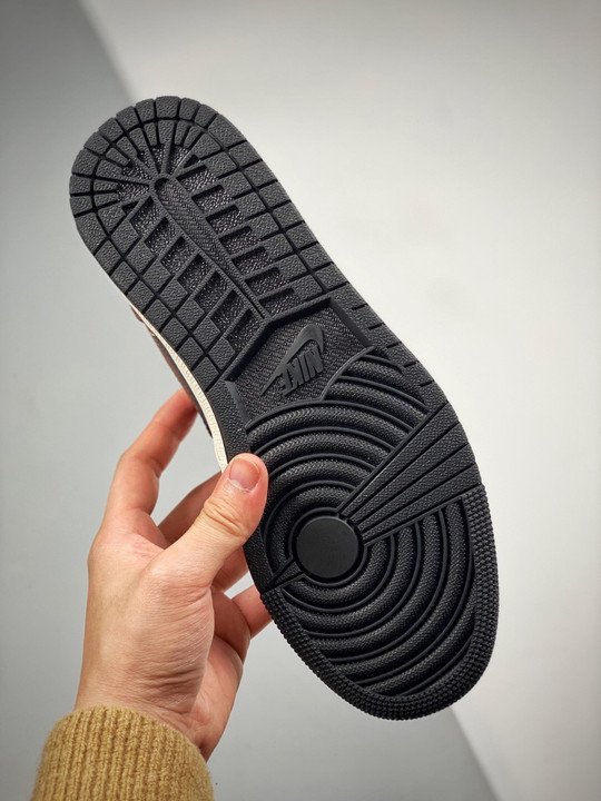 Air Jordan 1 Low Light Chocolate/Black-Sail-Crimson Bliss DC6991-200 - Image 7