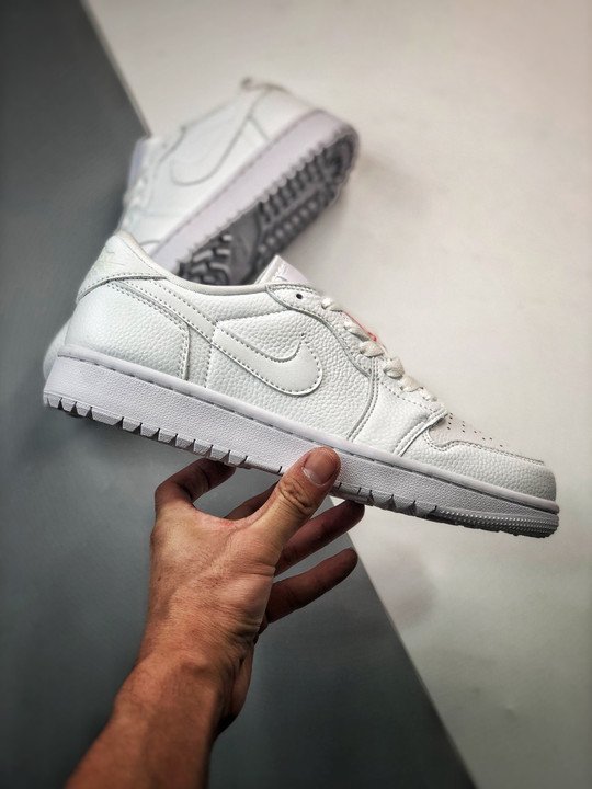 Air Jordan 1 Low OG Golf ” Triple White” DD9315-101 - Image 2