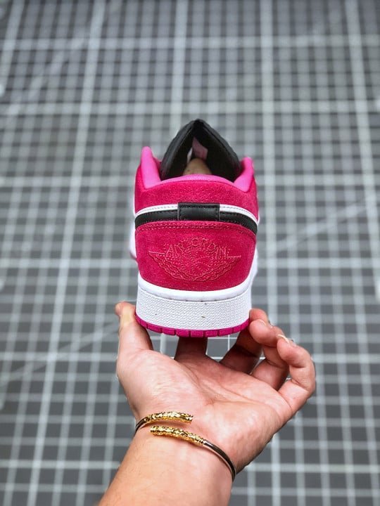 Air Jordan 1 Low Black/White-Magenta CK3022-005 - Image 6