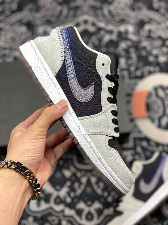 Air Jordan 1 Low ‘Crater 2021’ Grey Black - Image 2