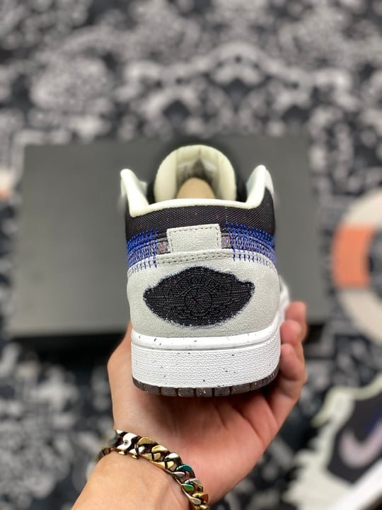 Air Jordan 1 Low ‘Crater 2021’ Grey Black - Image 7
