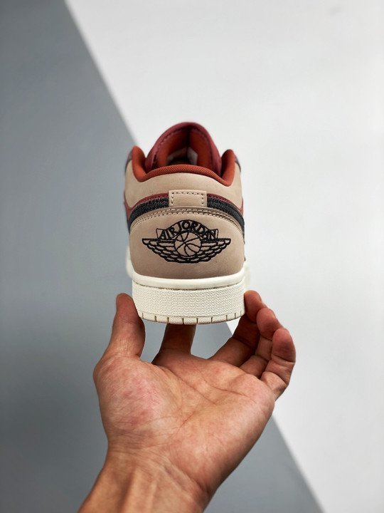 Air Jordan 1 Low Canyon Rust/Black-Purple Smoke DC0774-602 - Image 8