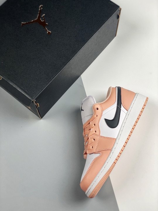 Air Jordan 1 Low GS Light Arctic Pink 553560-800 - Image 2