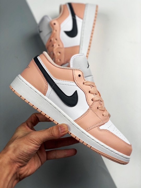 Air Jordan 1 Low GS Light Arctic Pink 553560-800 - Image 3