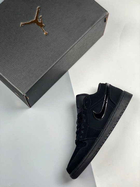 Air Jordan 1 Low ” Triple Black” 553558-056 - Image 2