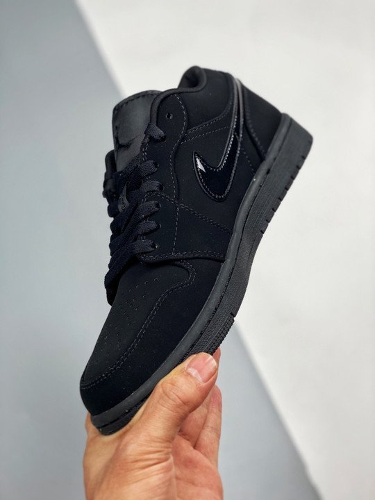 Air Jordan 1 Low ” Triple Black” 553558-056 - Image 5