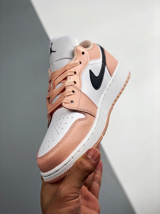 Air Jordan 1 Low GS Light Arctic Pink 553560-800 - Image 5