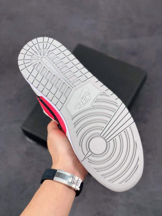 Air Jordan 1 Low Light Iron Ore/Black-Siren Red - Image 16