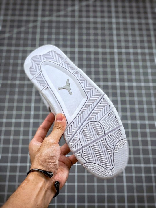 Air Jordan 4 “Pure Money” White/Metallic Silver - Image 7