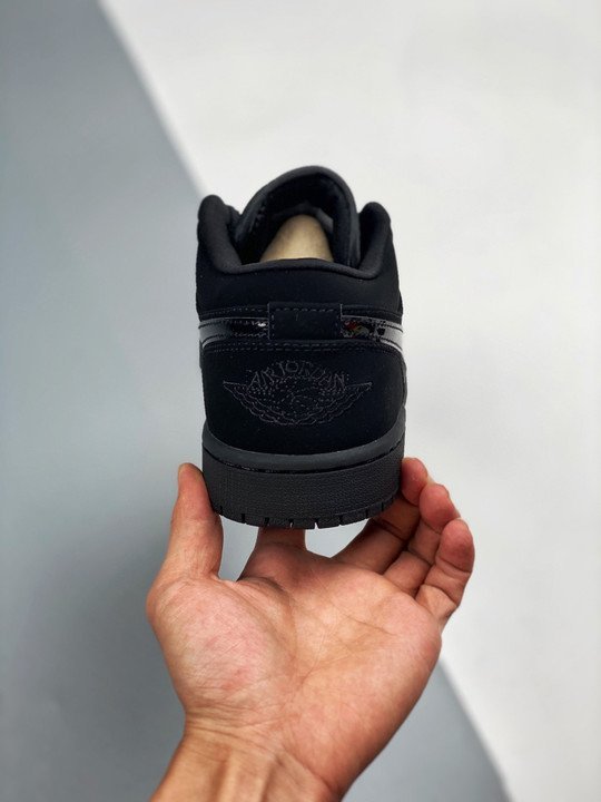 Air Jordan 1 Low ” Triple Black” 553558-056 - Image 8