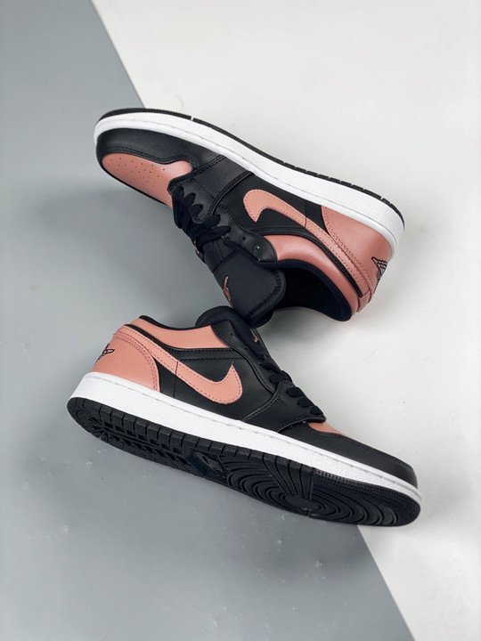 Air Jordan 1 Low Black/Crimson Tint - Image 4