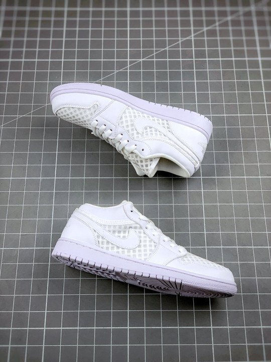 Air Jordan 1 Low ” Breathe” White DC9508-100 - Image 4