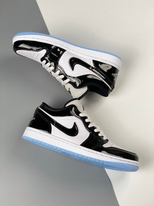 Air Jordan 1 Low ” Concord” White/Black DV1309-100 - Image 4