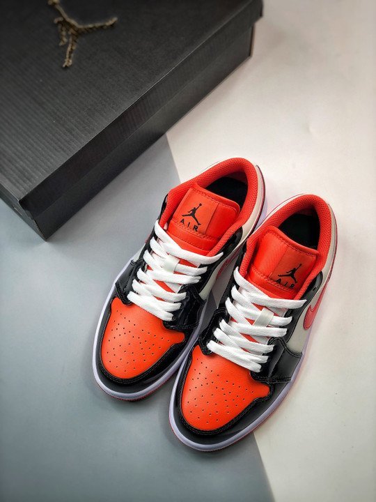Air Jordan 1 Low Halloween Sail/Orange-Black DV1335-800 - Image 3