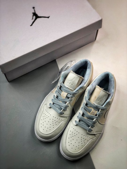 Air Jordan 1 Low ” Canvas” DQ4151-500 - Image 3