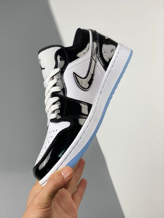 Air Jordan 1 Low ” Concord” White/Black DV1309-100 - Image 5