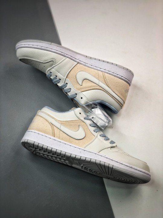Air Jordan 1 Low ” Canvas” DQ4151-500 - Image 4