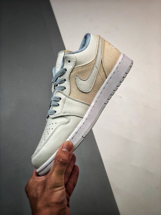 Air Jordan 1 Low ” Canvas” DQ4151-500 - Image 5