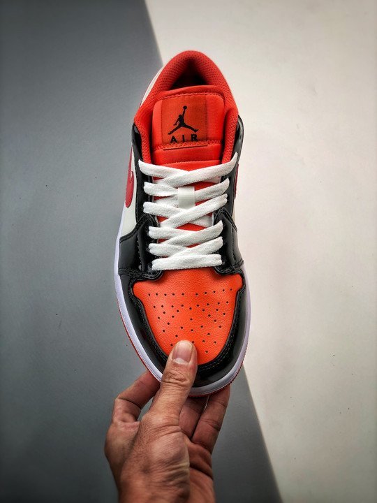 Air Jordan 1 Low Halloween Sail/Orange-Black DV1335-800 - Image 6