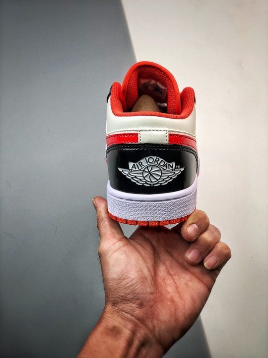 Air Jordan 1 Low Halloween Sail/Orange-Black DV1335-800 - Image 8