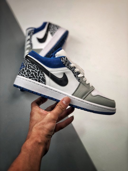 Air Jordan 1 Low ” True Blue” DM1199-140 - Image 2