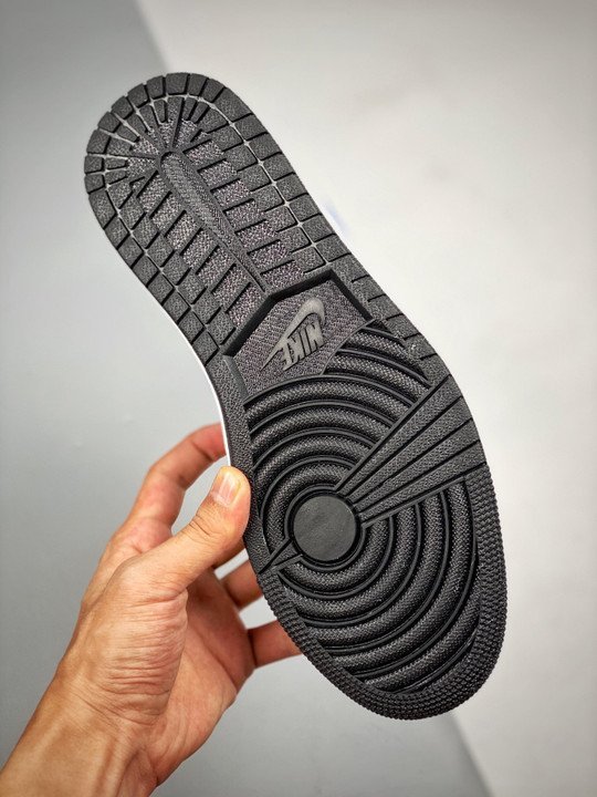 Air Jordan 1 Low Black/University Blue-White - Image 7