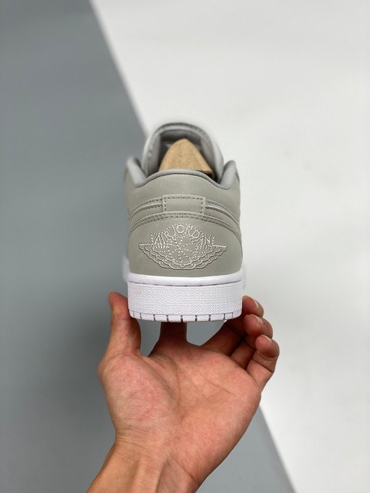 Air Jordan 1 Low Grey Fog/White DC0774-002 - Image 8