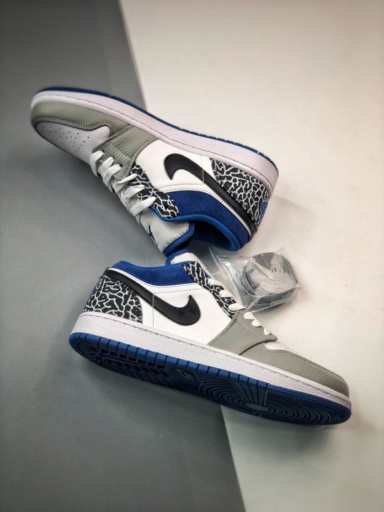 Air Jordan 1 Low ” True Blue” DM1199-140 - Image 5