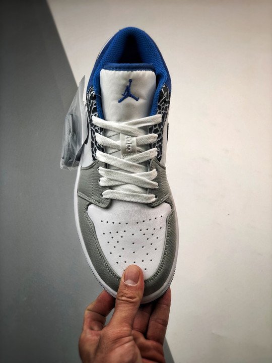 Air Jordan 1 Low ” True Blue” DM1199-140 - Image 6