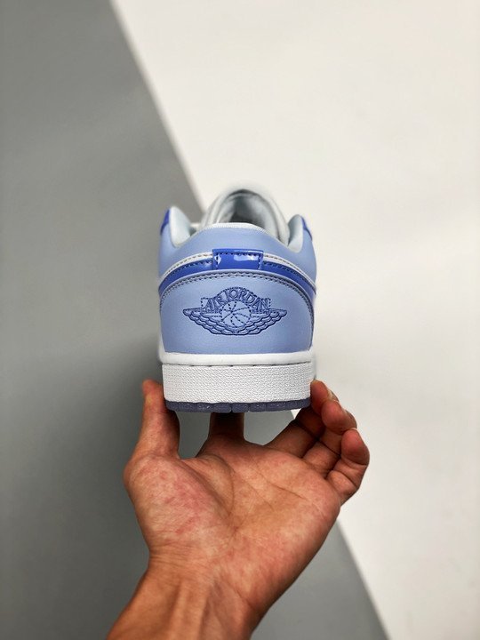 Air Jordan 1 Low ” Mighty Swooshers” DM5442-040 - Image 8