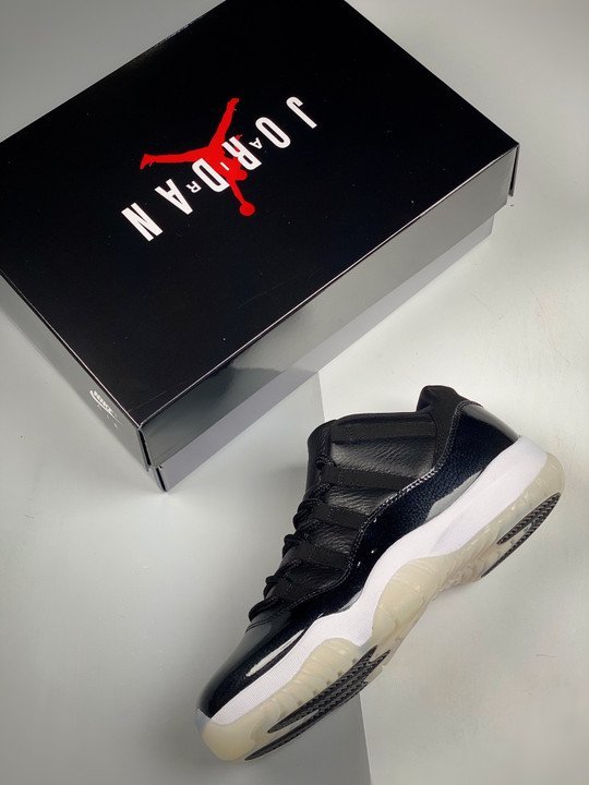 Air Jordan 11 Low “72-10” Black/Gym Red/White/Sail - Image 4
