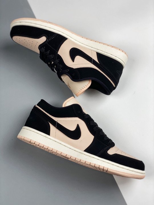Air Jordan 1 Low Black/Guava Ice/Sail DC0774-003 - Image 4