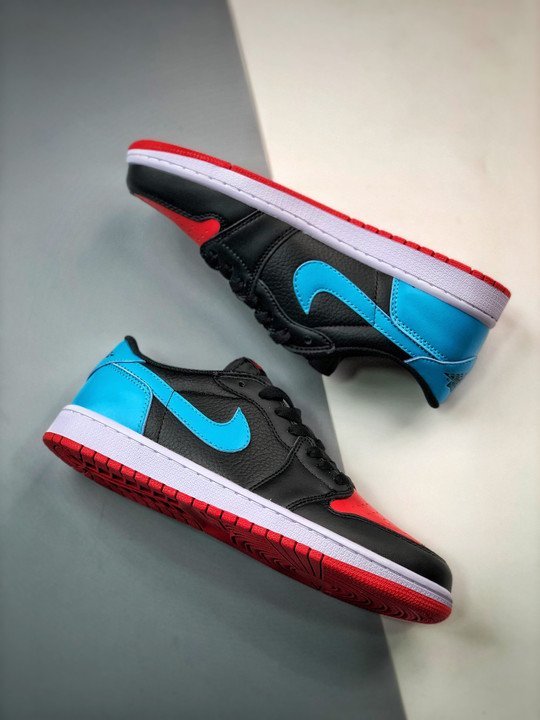 Air Jordan 1 Low OG UNC To Chicago Black Blue Red CZ0775-046 - Image 4