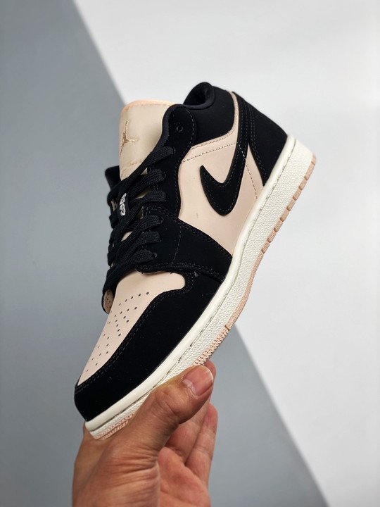 Air Jordan 1 Low Black/Guava Ice/Sail DC0774-003 - Image 6