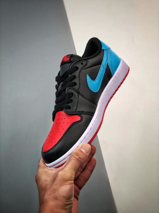 Air Jordan 1 Low OG UNC To Chicago Black Blue Red CZ0775-046 - Image 5