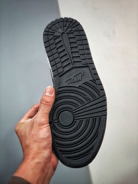 Air Jordan 1 Low Black/Magic Ember-Sundial-White DX4334-008 - Image 7