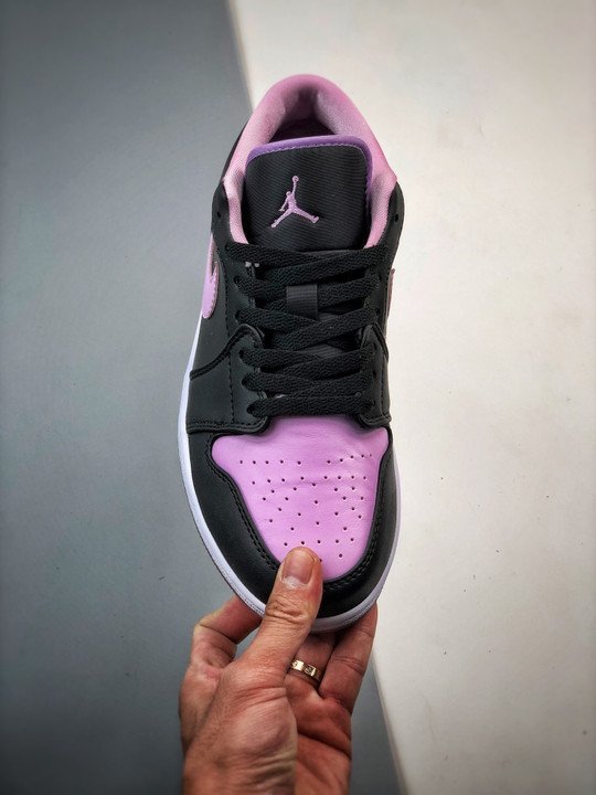 Air Jordan 1 Low Black/Iced Lilac/White DV1309-051 - Image 5