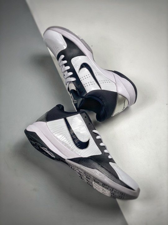 Nike Zoom Kobe 5 TB ? White Black ? - Image 4