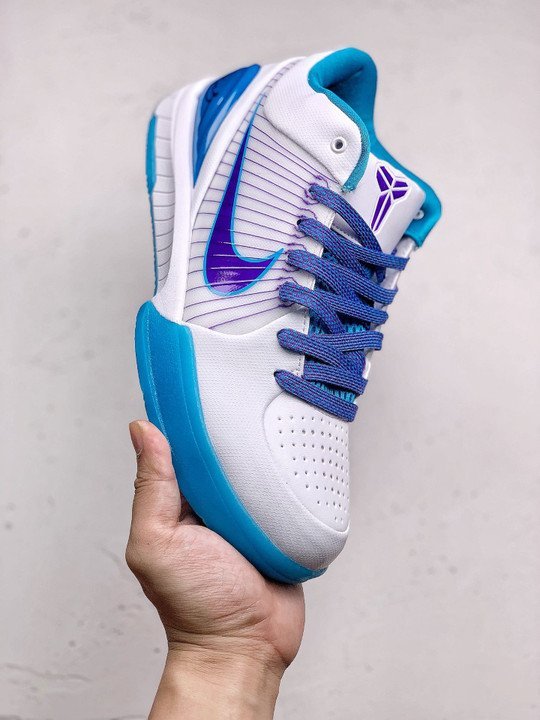 Nike Zoom Kobe 4 Protro ? Draft Day ? White/Orion Blue-Varsity Purple - Image 3