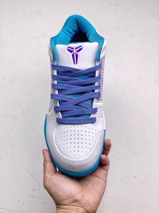 Nike Zoom Kobe 4 Protro ? Draft Day ? White/Orion Blue-Varsity Purple - Image 4