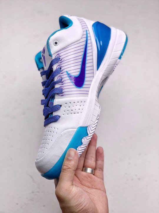 Nike Zoom Kobe 4 Protro ? Draft Day ? White/Orion Blue-Varsity Purple - Image 6