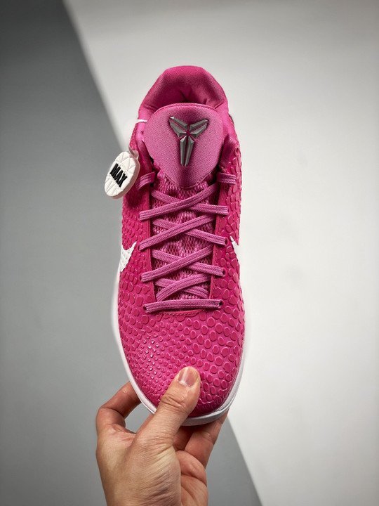 Nike Kobe 6 Protro ? Think Pink ? Pinkfire/Metallic Silver-White - Image 6