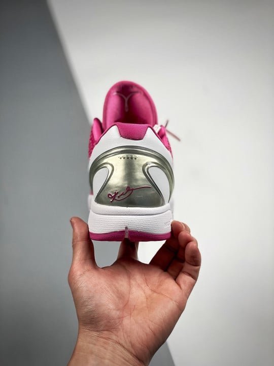 Nike Kobe 6 Protro ? Think Pink ? Pinkfire/Metallic Silver-White - Image 8